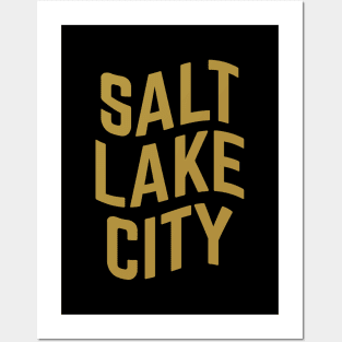 Salt Lake City Typography Posters and Art